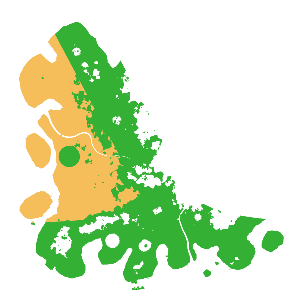 Biome Rust Map: Procedural Map, Size: 3800, Seed: 23888194