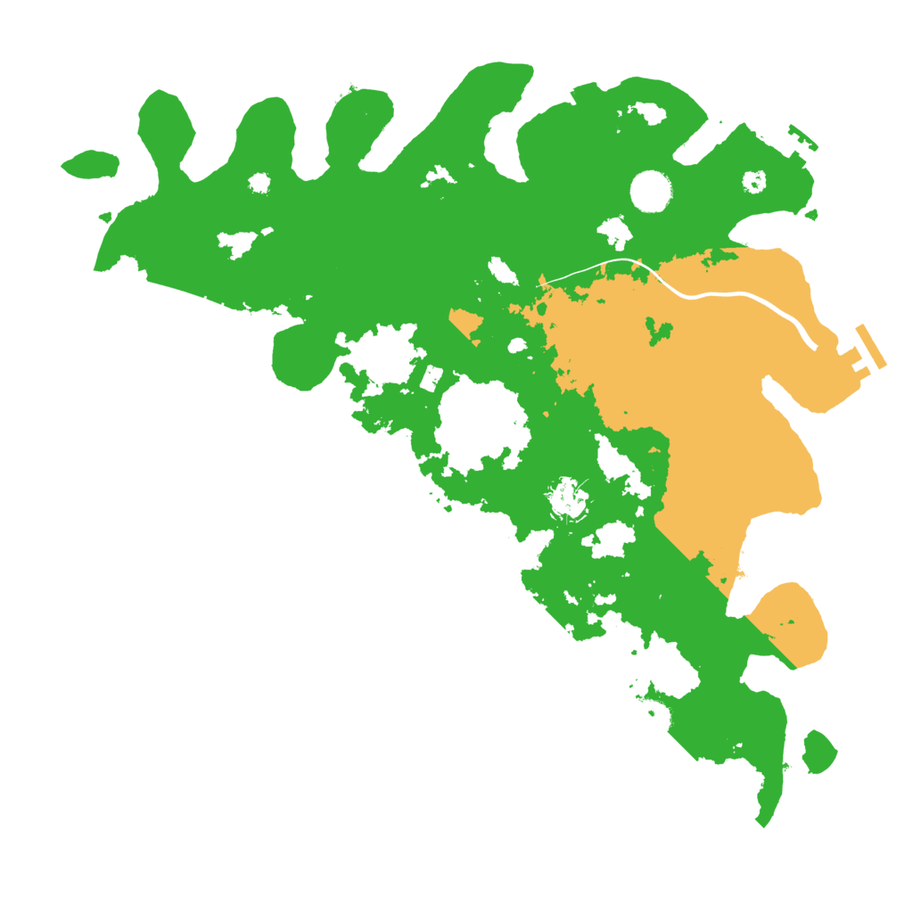 Biome Rust Map: Procedural Map, Size: 3850, Seed: 1058960668