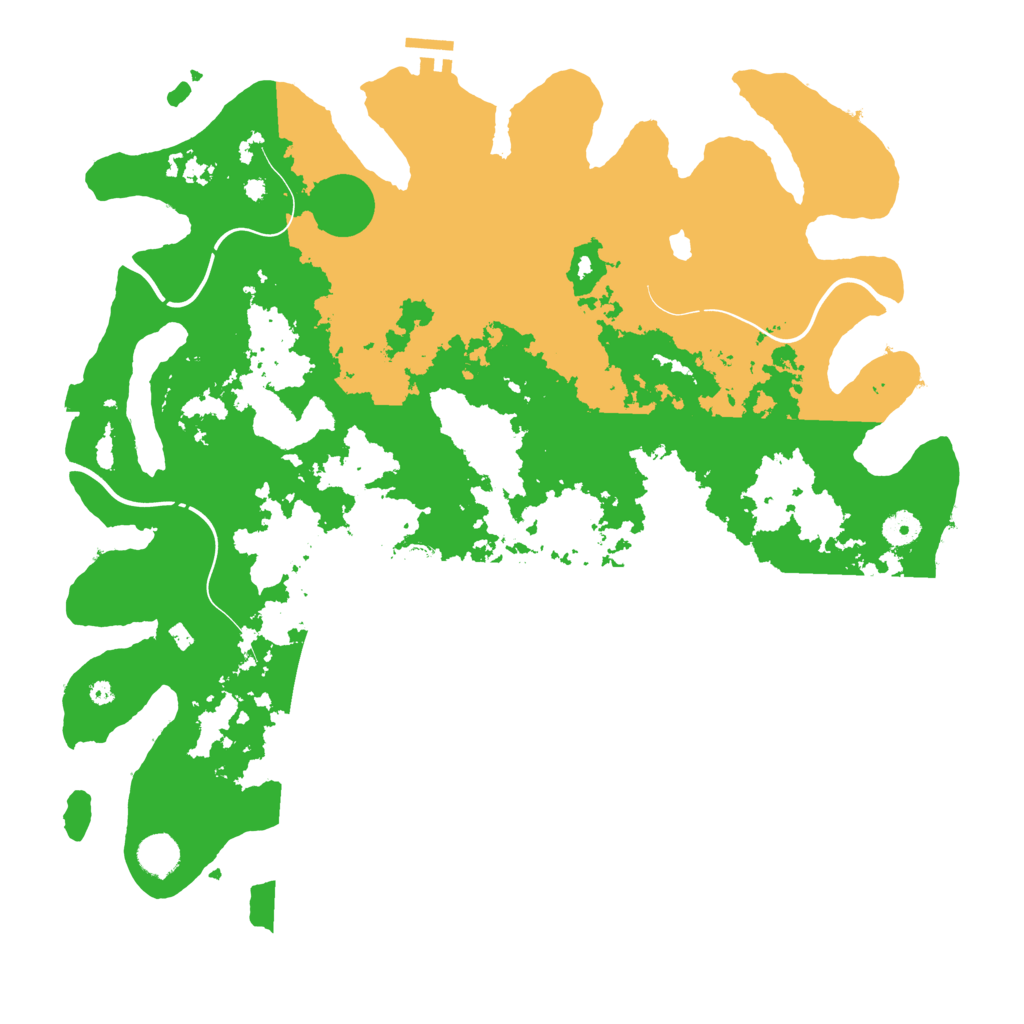 Biome Rust Map: Procedural Map, Size: 4300, Seed: 904207