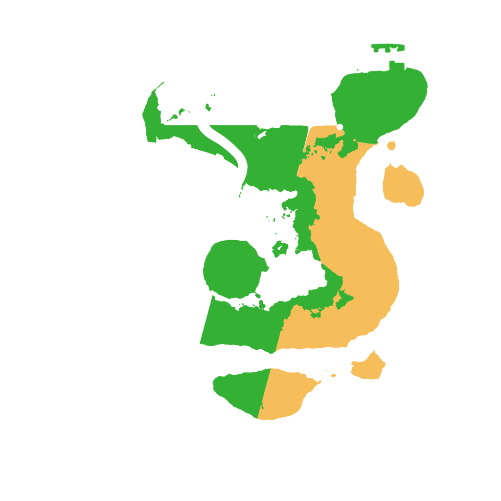 Biome Rust Map: Procedural Map, Size: 2300, Seed: 746560623