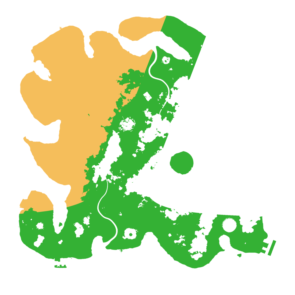 Biome Rust Map: Procedural Map, Size: 3750, Seed: 173506424
