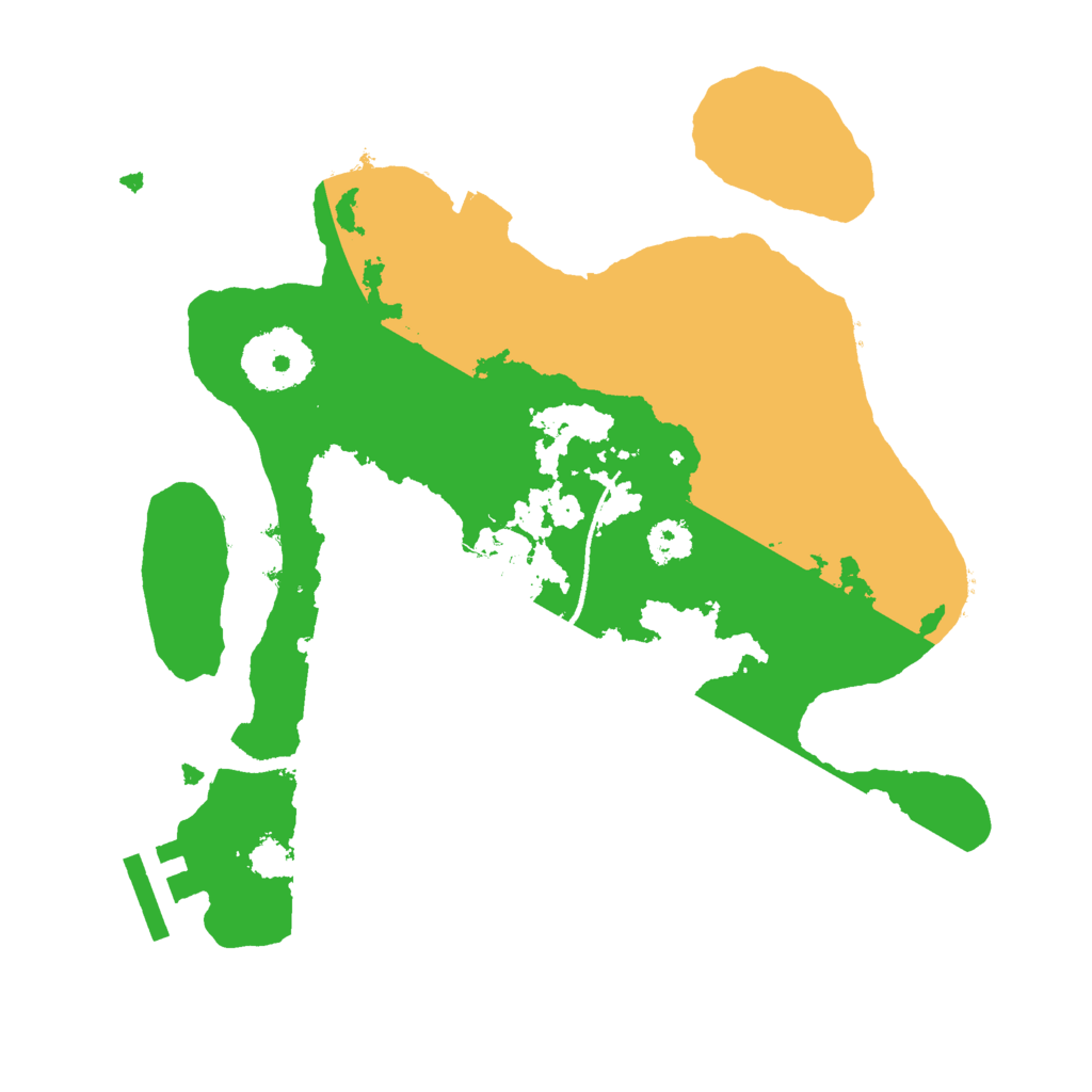 Biome Rust Map: Procedural Map, Size: 2500, Seed: 2057504516