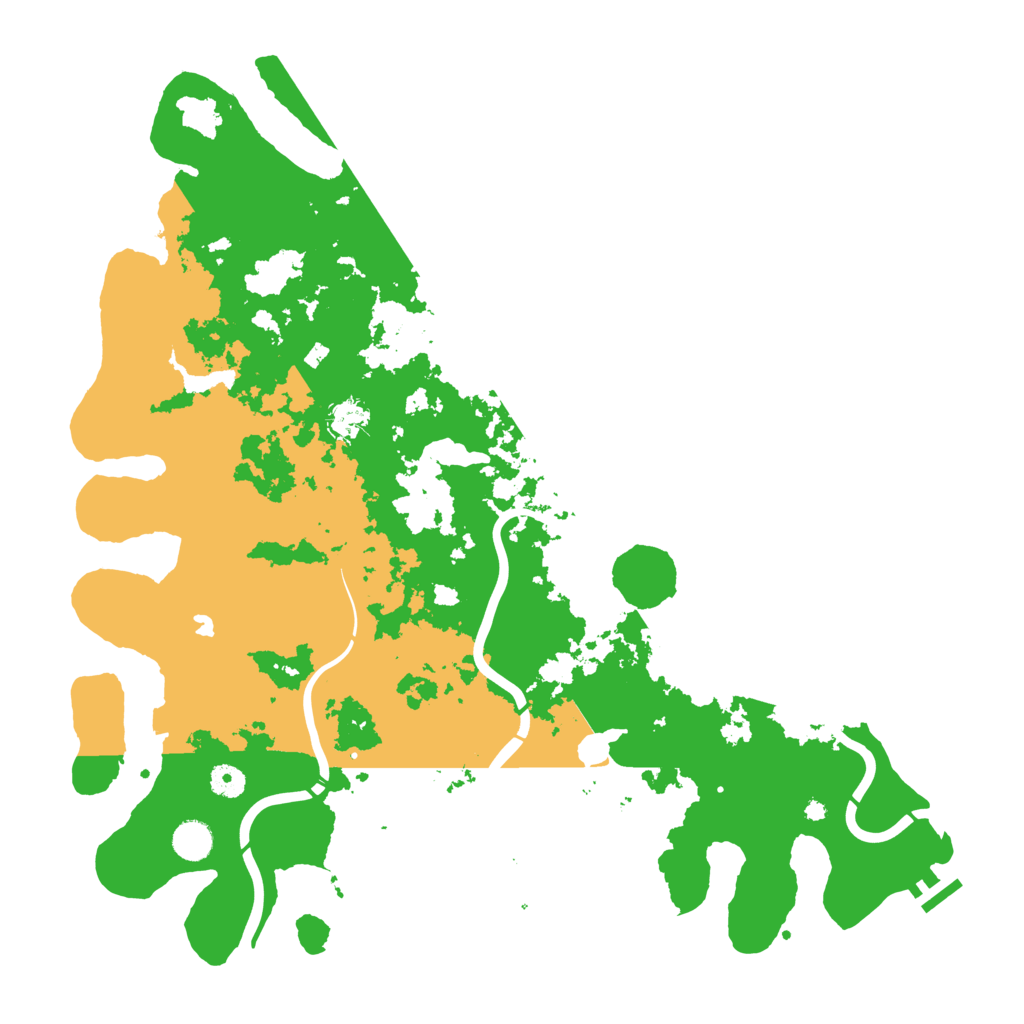 Biome Rust Map: Procedural Map, Size: 4500, Seed: 844078415