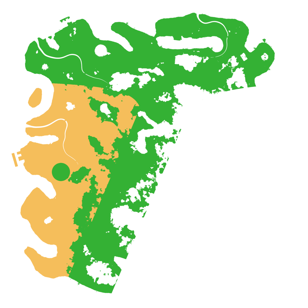 Biome Rust Map: Procedural Map, Size: 4500, Seed: 353734280