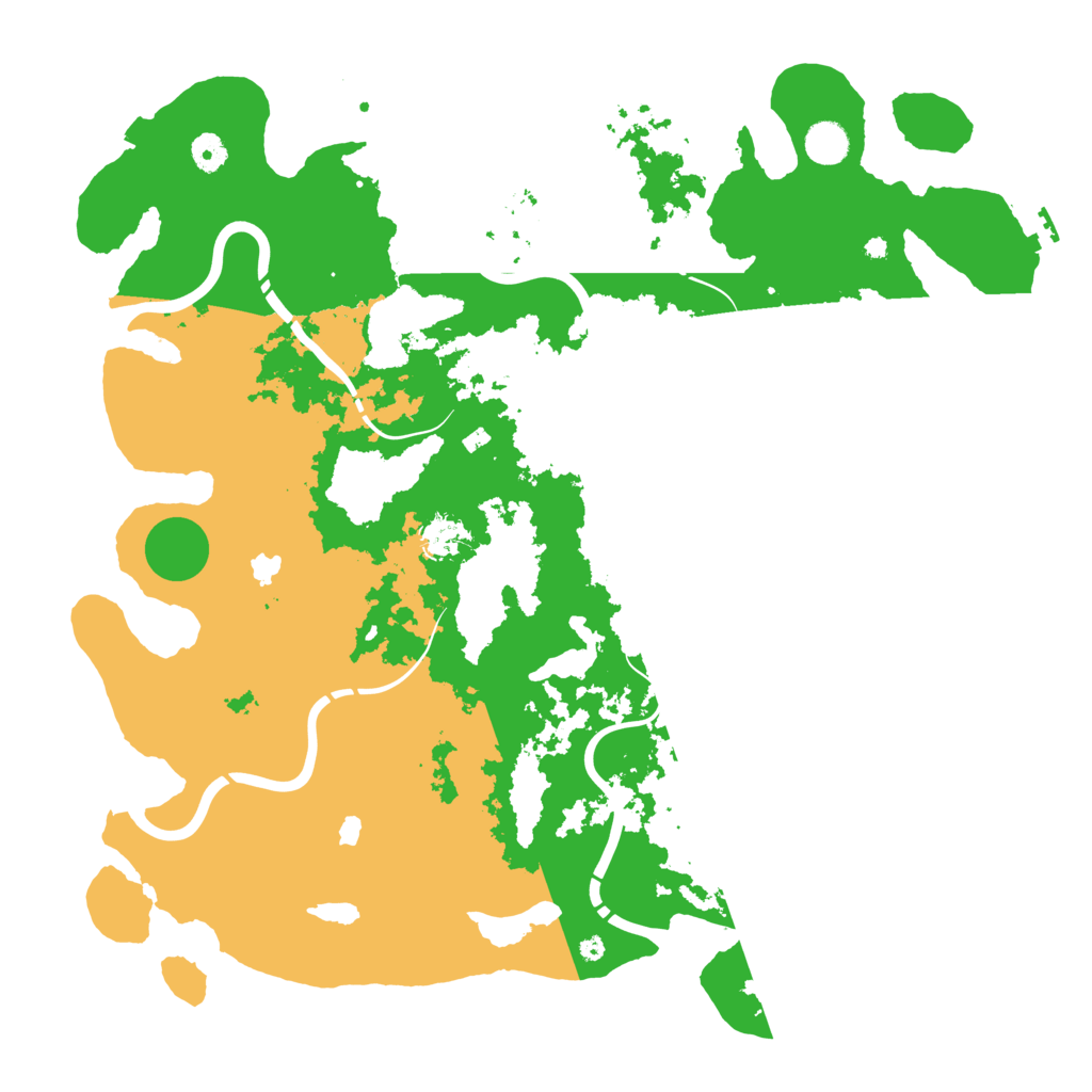 Biome Rust Map: Procedural Map, Size: 4500, Seed: 122937