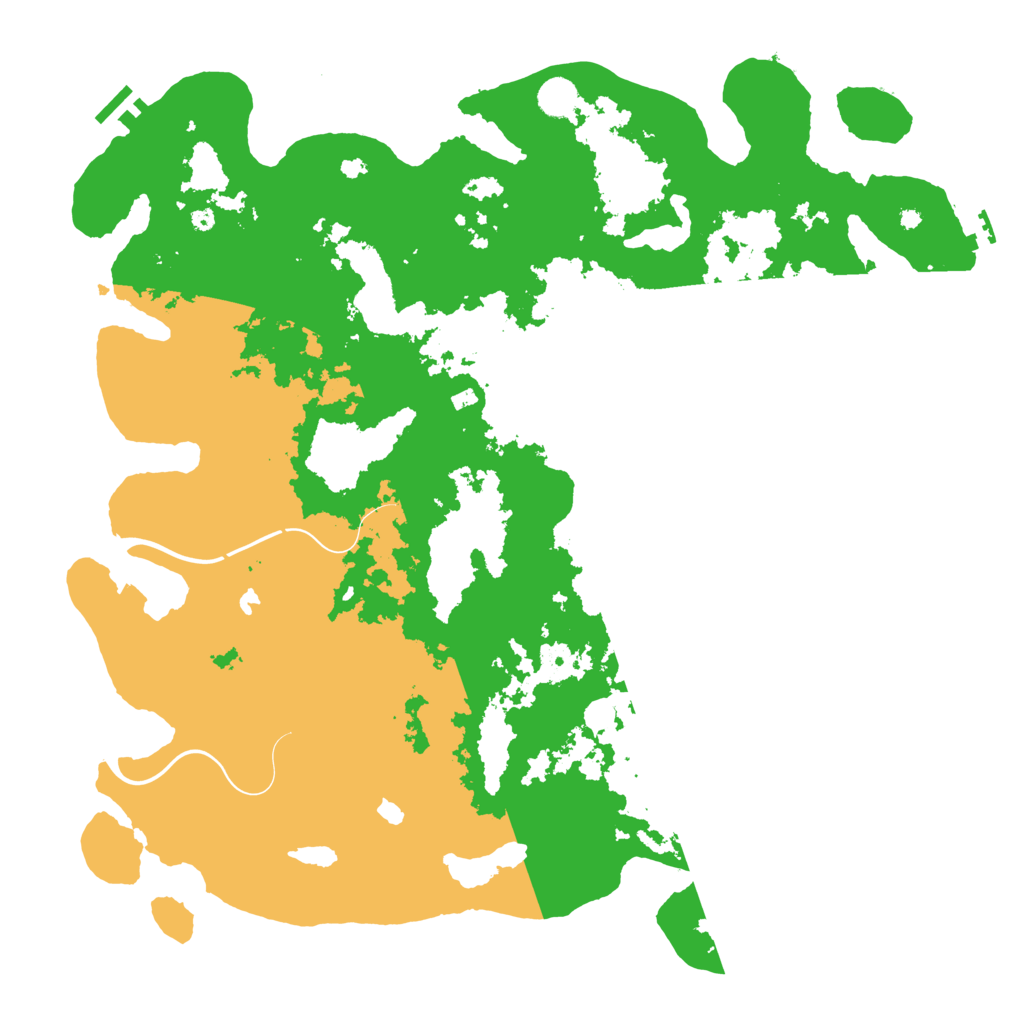 Biome Rust Map: Procedural Map, Size: 4500, Seed: 122937