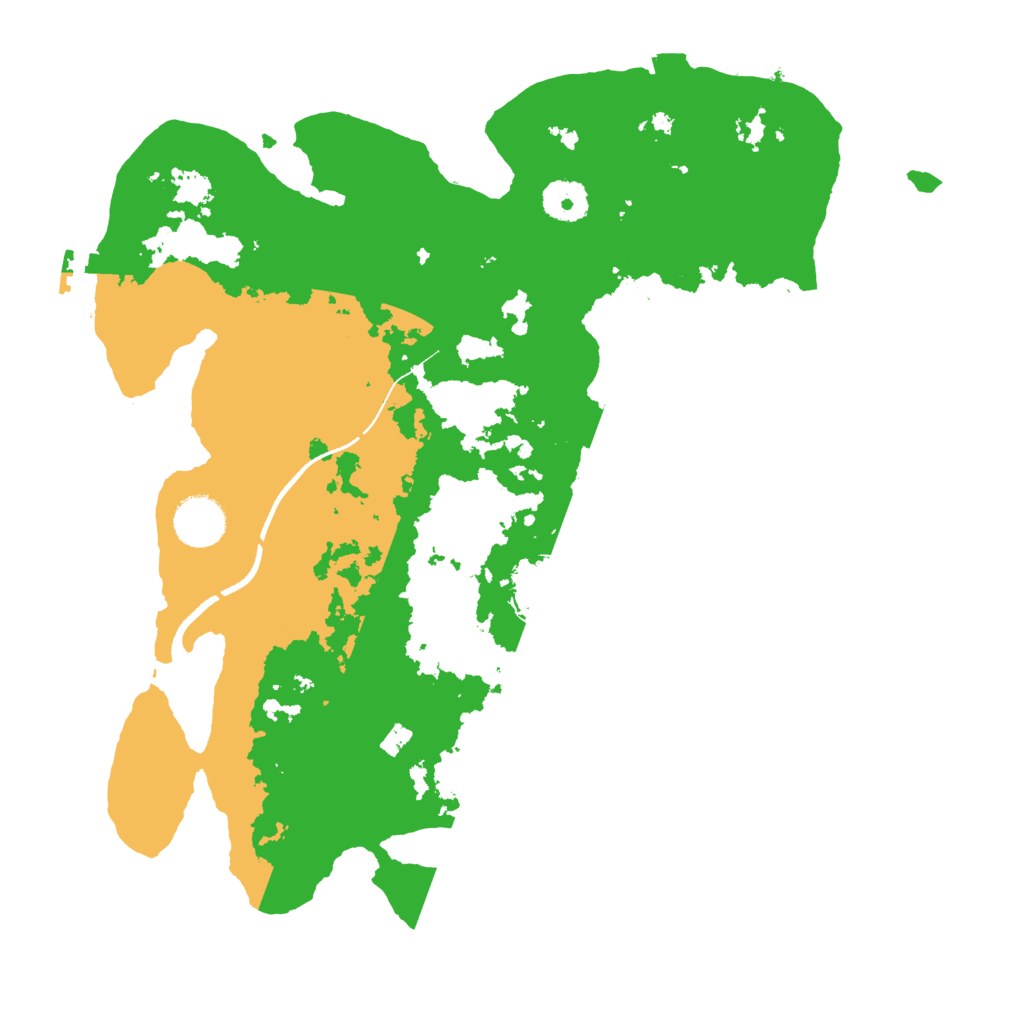 Biome Rust Map: Procedural Map, Size: 3500, Seed: 169864001