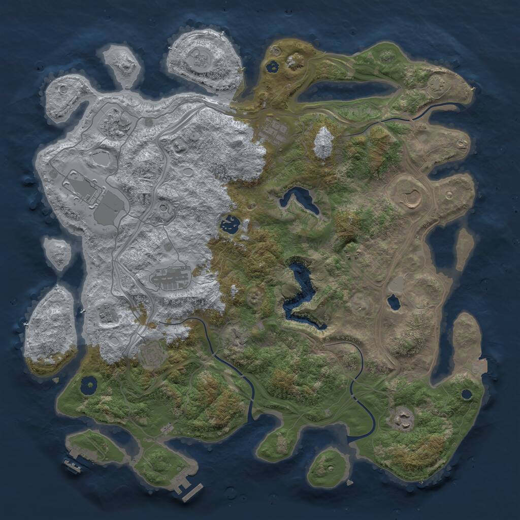 Rust Map: Procedural Map, Size: 4250, Seed: 902094, 15 Monuments