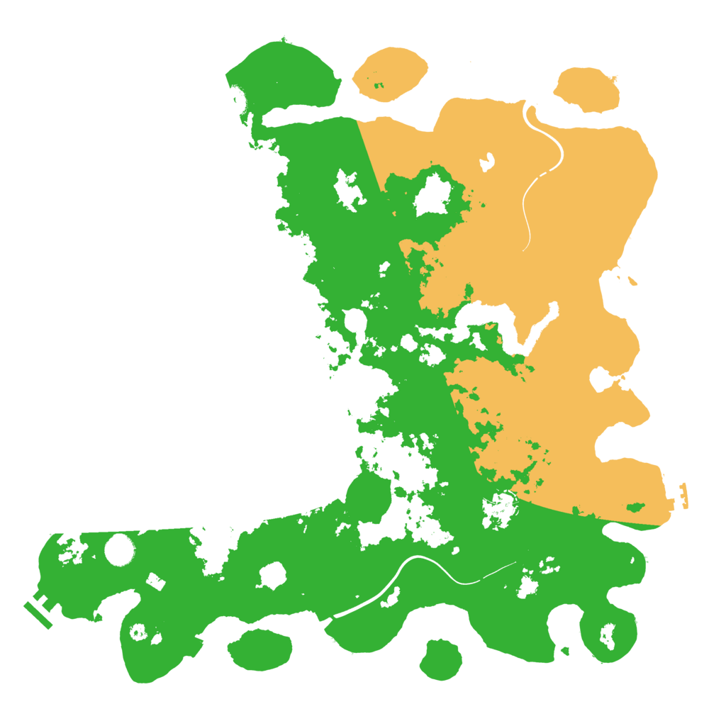 Biome Rust Map: Procedural Map, Size: 4250, Seed: 180260668