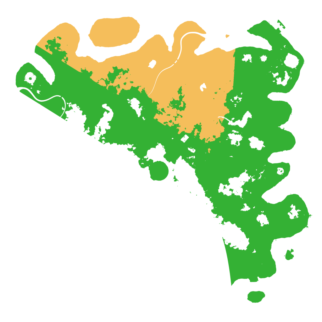 Biome Rust Map: Procedural Map, Size: 4500, Seed: 373167338