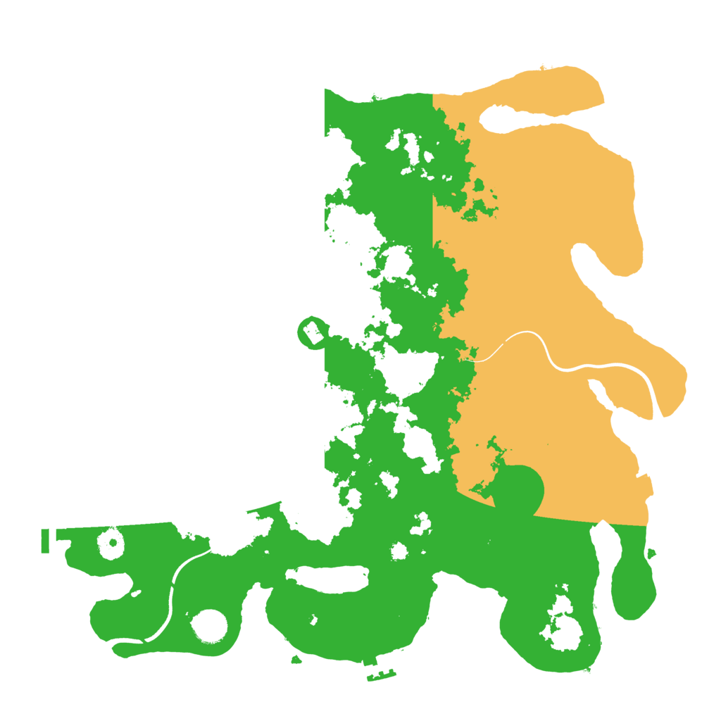 Biome Rust Map: Procedural Map, Size: 3750, Seed: 1018565142