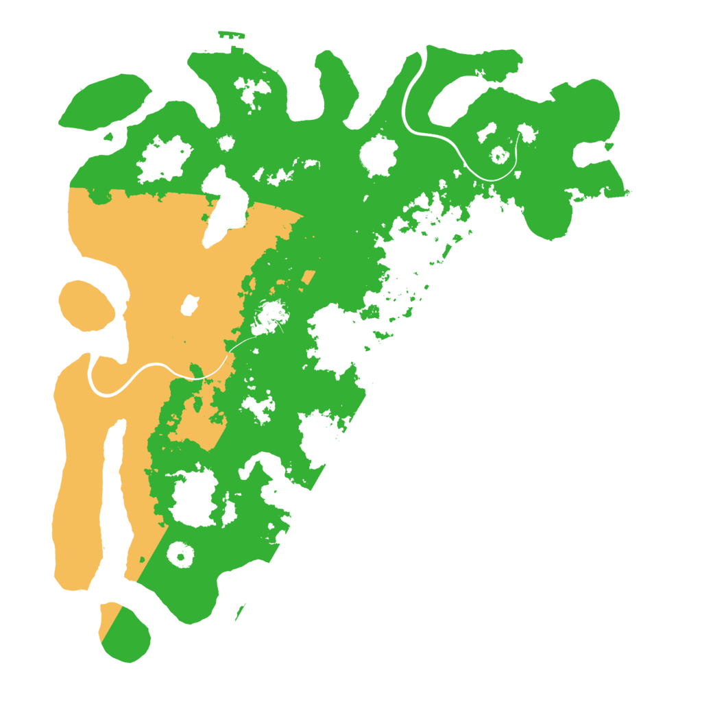 Biome Rust Map: Procedural Map, Size: 4000, Seed: 1995162334