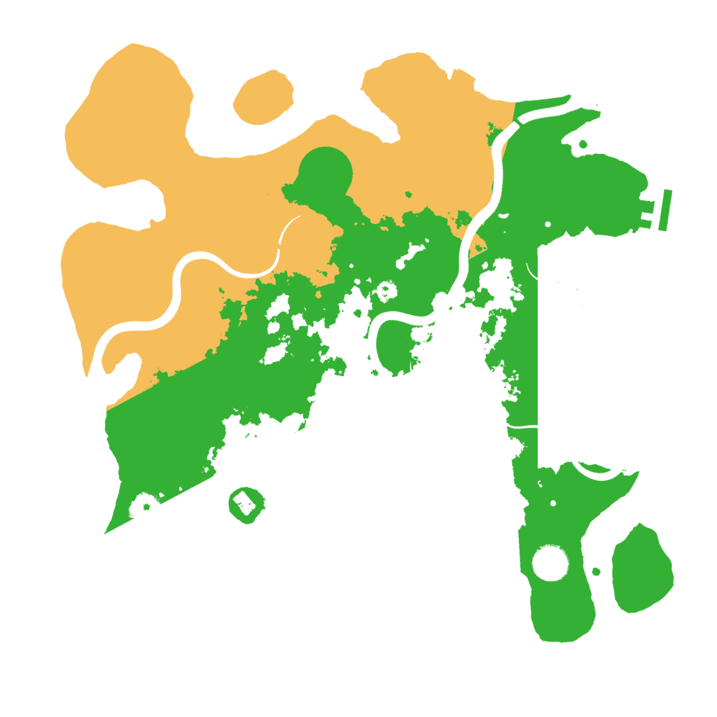 Biome Rust Map: Procedural Map, Size: 3500, Seed: 1553088475