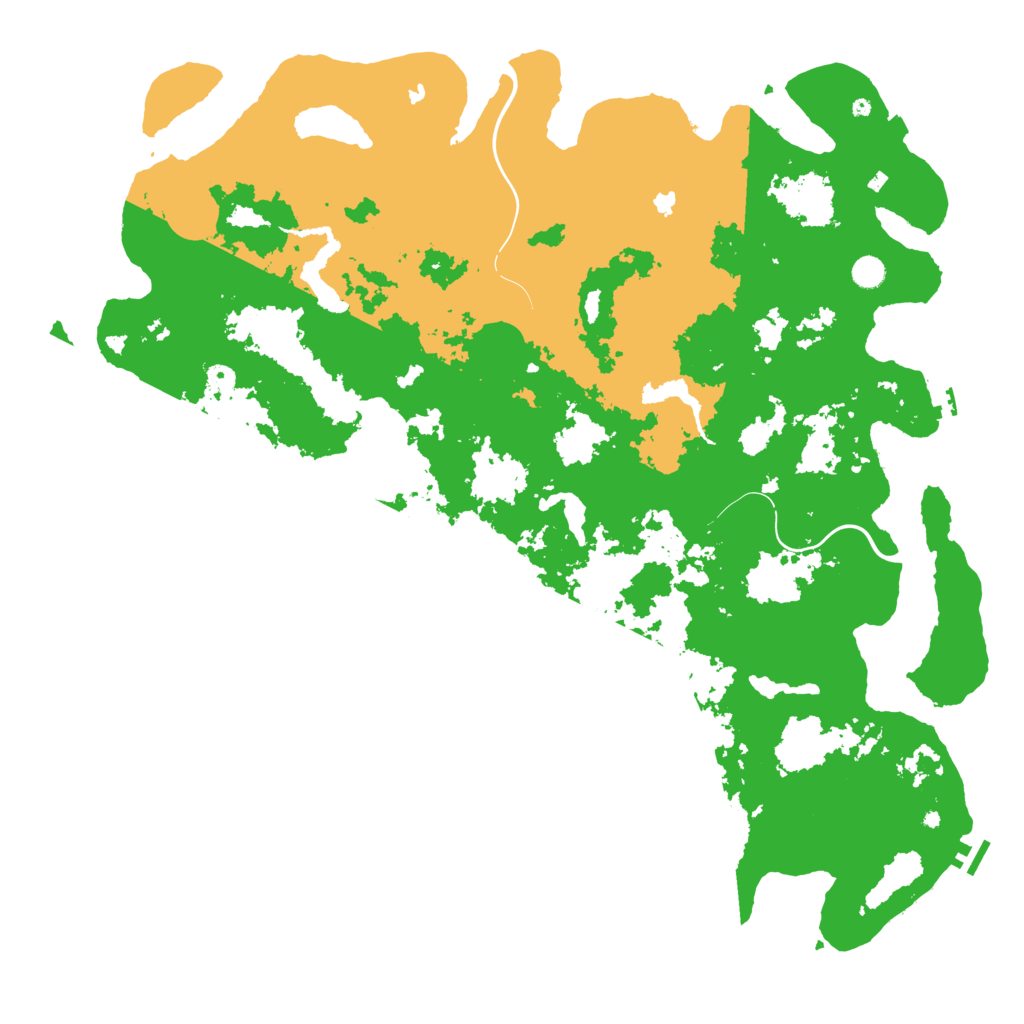 Biome Rust Map: Procedural Map, Size: 5500, Seed: 601853772