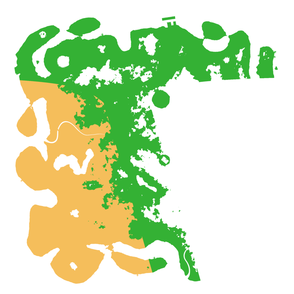 Biome Rust Map: Procedural Map, Size: 4500, Seed: 1300581593