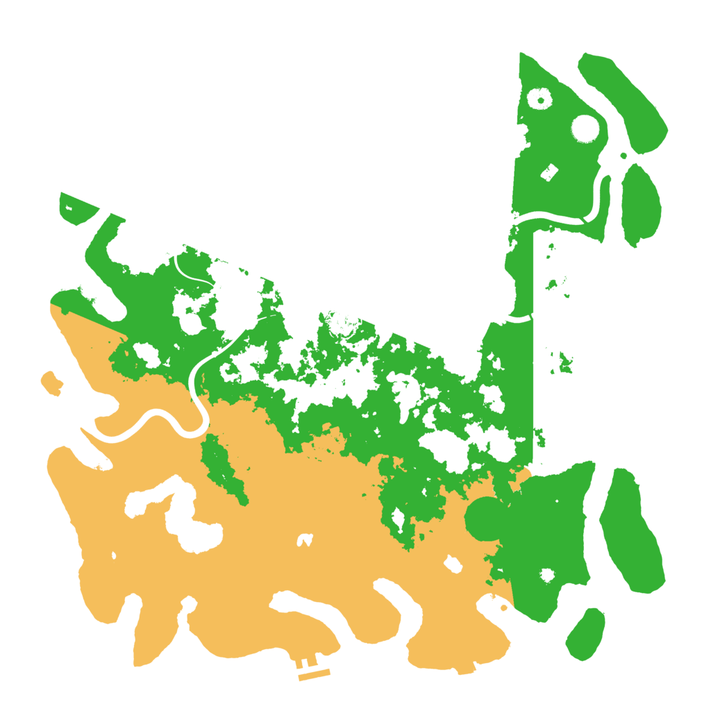 Biome Rust Map: Procedural Map, Size: 4500, Seed: 92824685