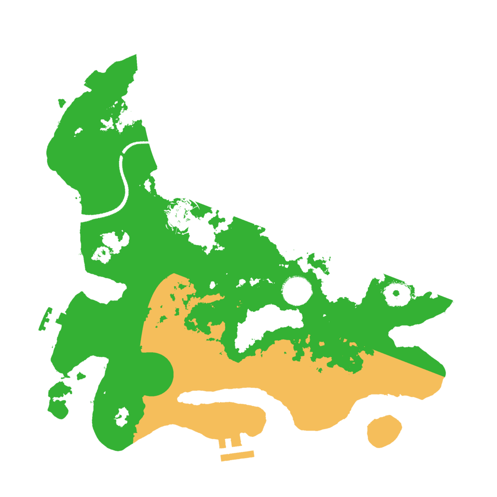 Biome Rust Map: Procedural Map, Size: 3000, Seed: 1482889216