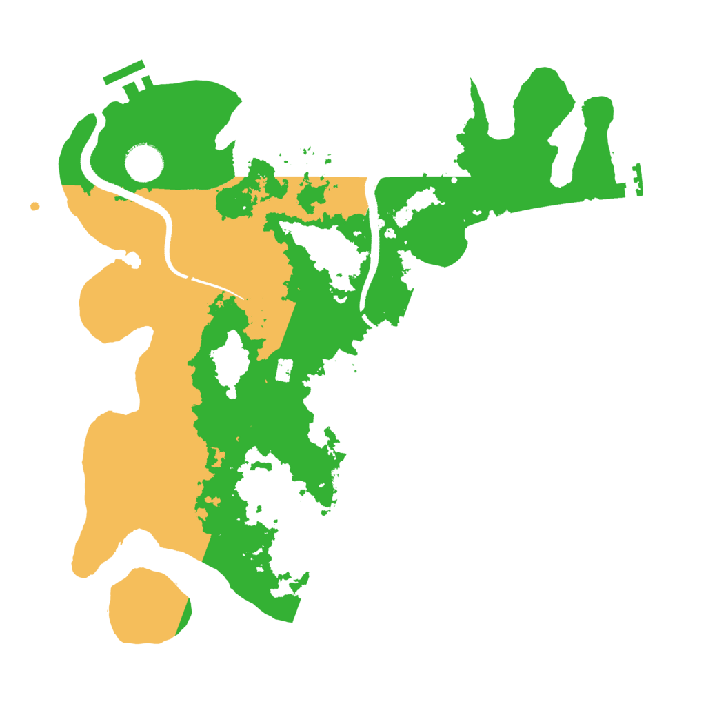 Biome Rust Map: Procedural Map, Size: 3300, Seed: 428063269