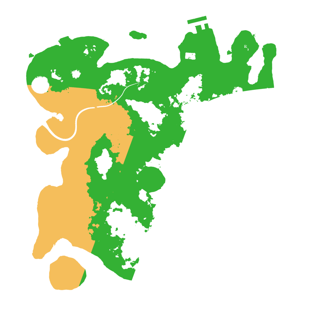 Biome Rust Map: Procedural Map, Size: 3300, Seed: 428063269