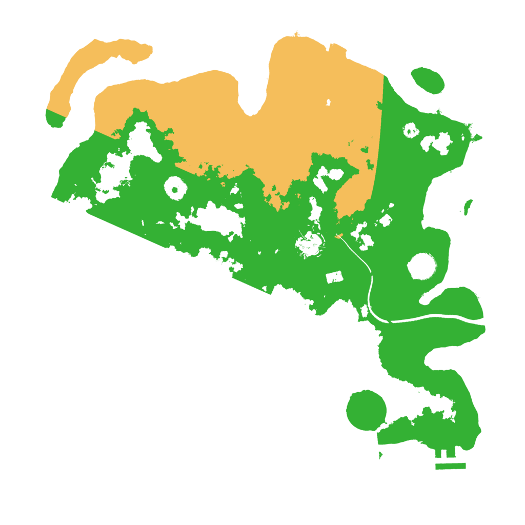 Biome Rust Map: Procedural Map, Size: 3500, Seed: 2041057972