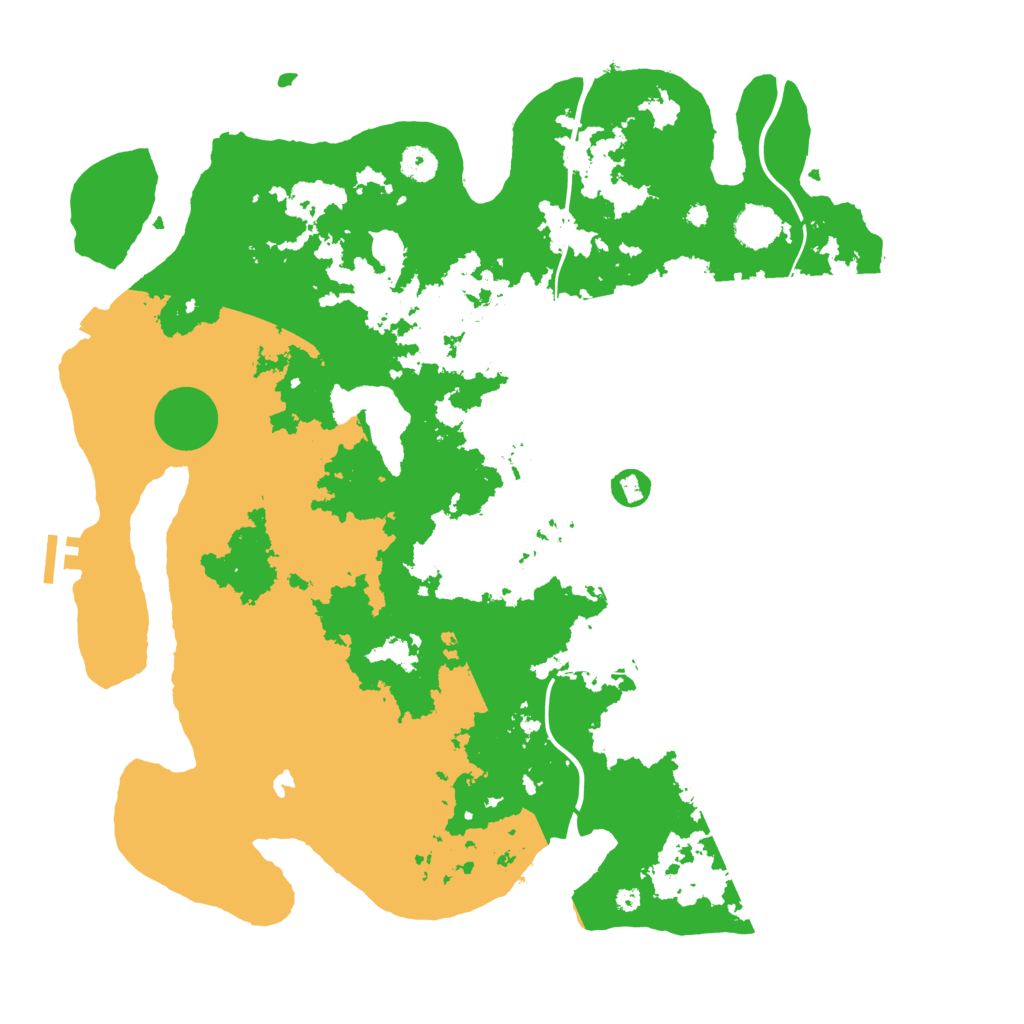 Biome Rust Map: Procedural Map, Size: 4250, Seed: 381254534