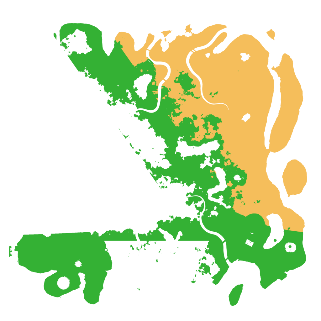 Biome Rust Map: Procedural Map, Size: 4500, Seed: 1999215906