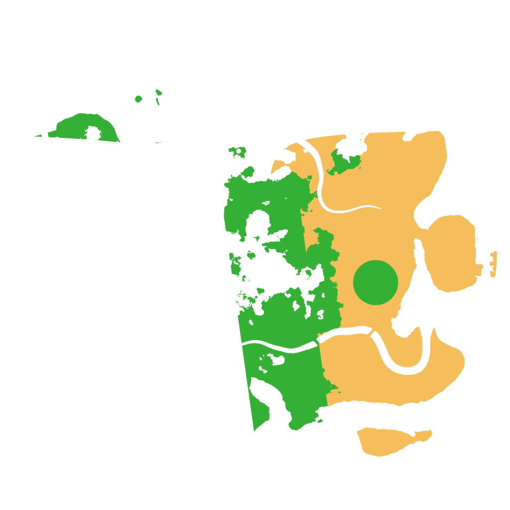 Biome Rust Map: Procedural Map, Size: 3000, Seed: 21531