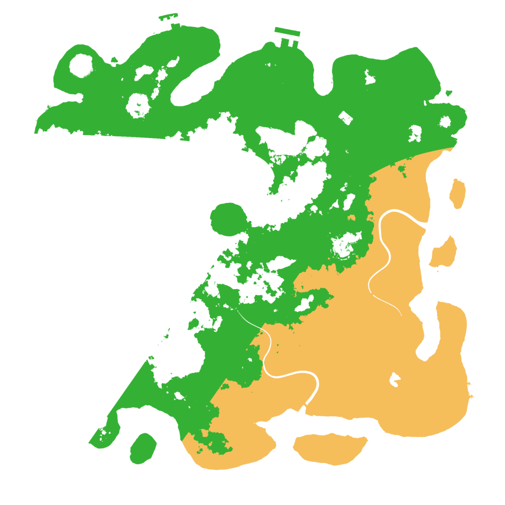Biome Rust Map: Procedural Map, Size: 4000, Seed: 46055316