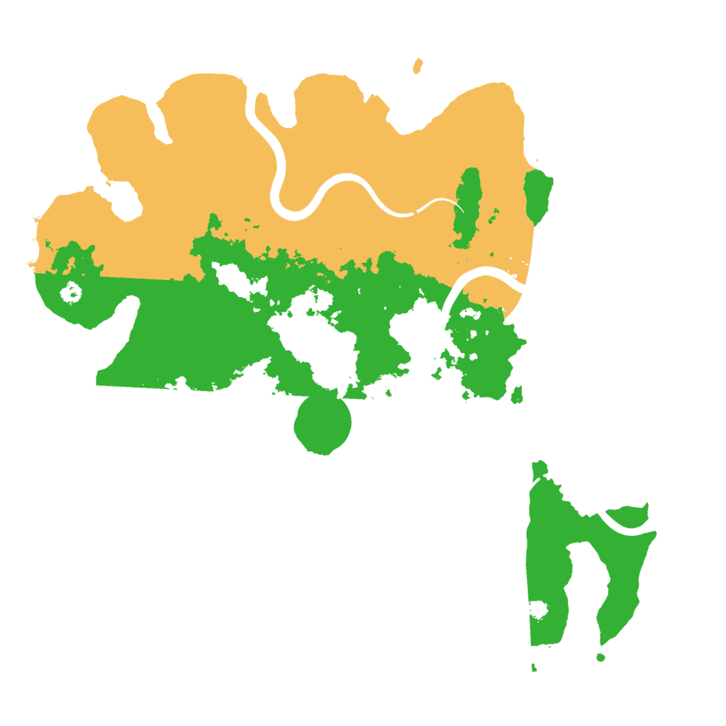 Biome Rust Map: Procedural Map, Size: 3500, Seed: 9316872