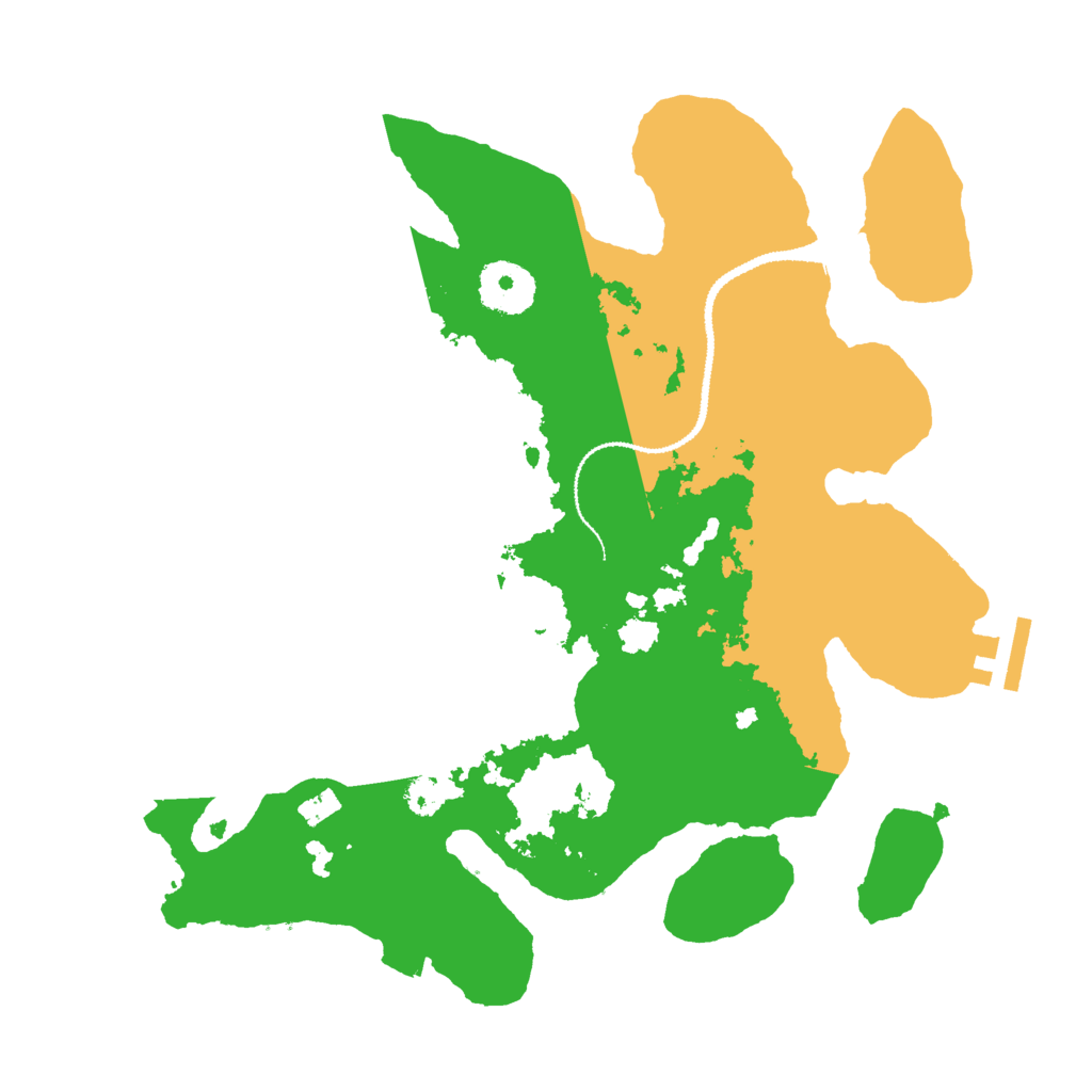 Biome Rust Map: Procedural Map, Size: 3000, Seed: 373567865