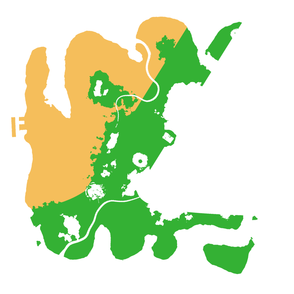 Biome Rust Map: Procedural Map, Size: 3000, Seed: 1509840726