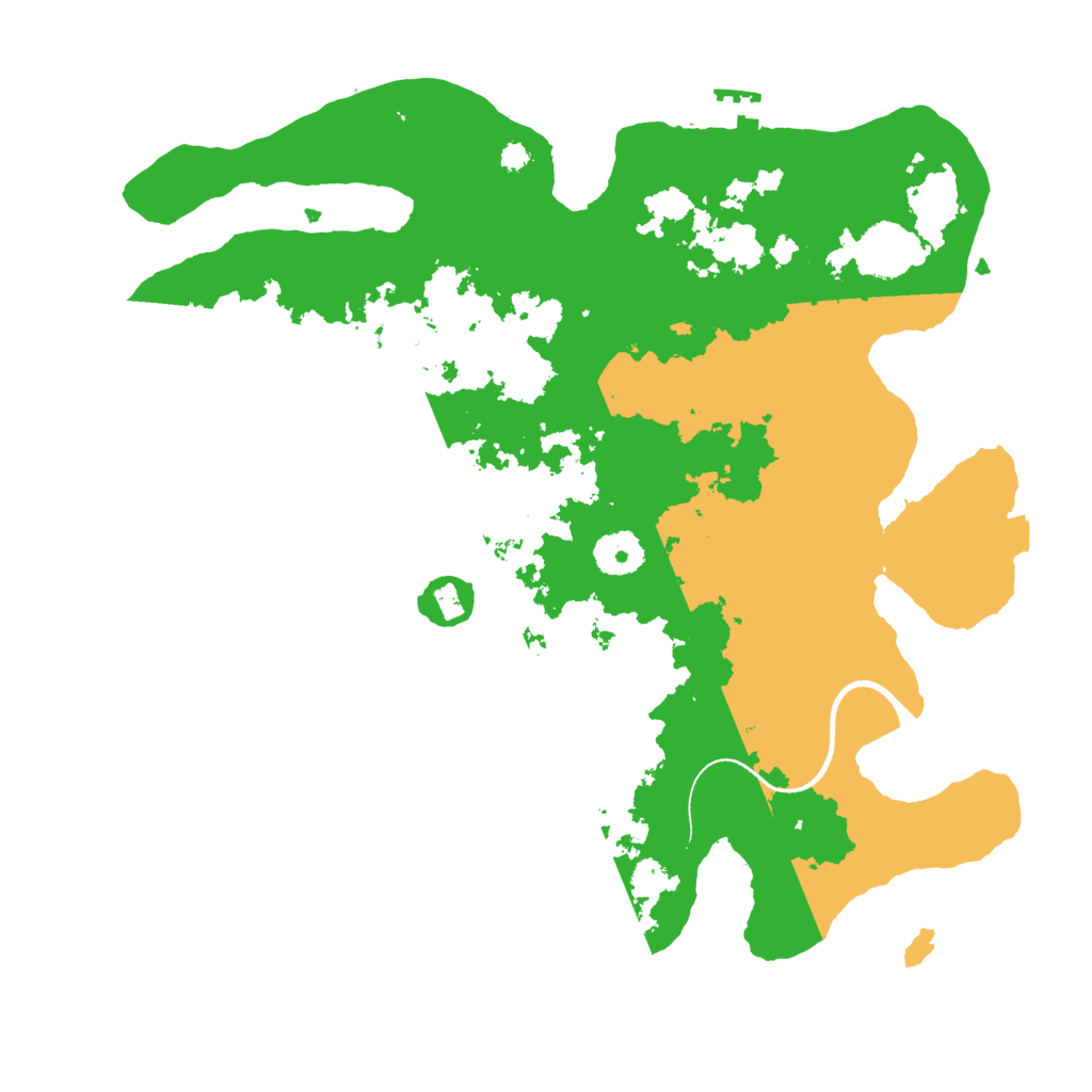 Biome Rust Map: Procedural Map, Size: 3500, Seed: 1021448850