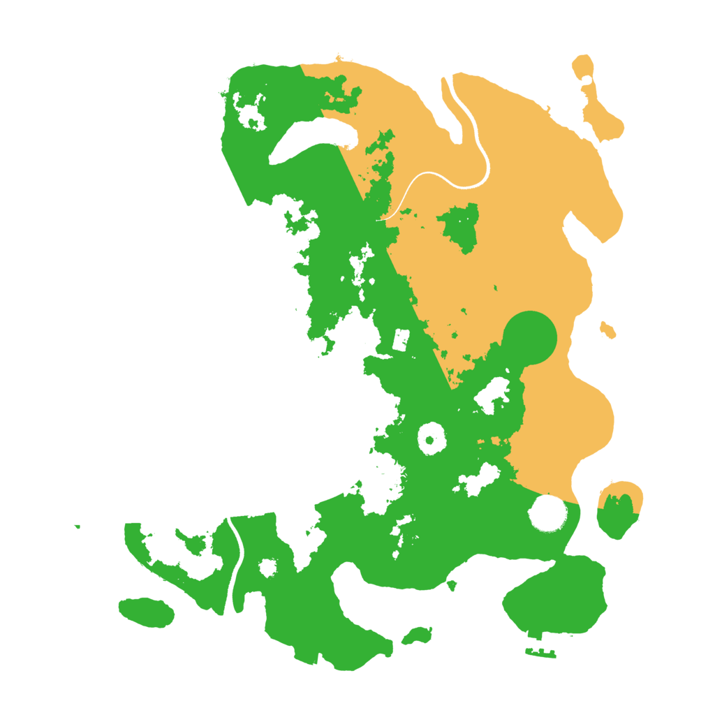 Biome Rust Map: Procedural Map, Size: 3500, Seed: 20431834