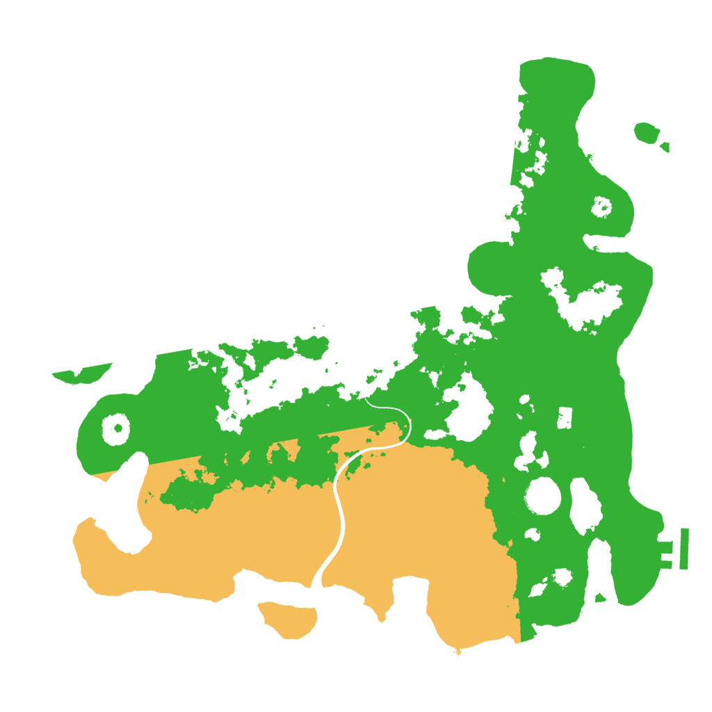 Biome Rust Map: Procedural Map, Size: 3500, Seed: 1041837673