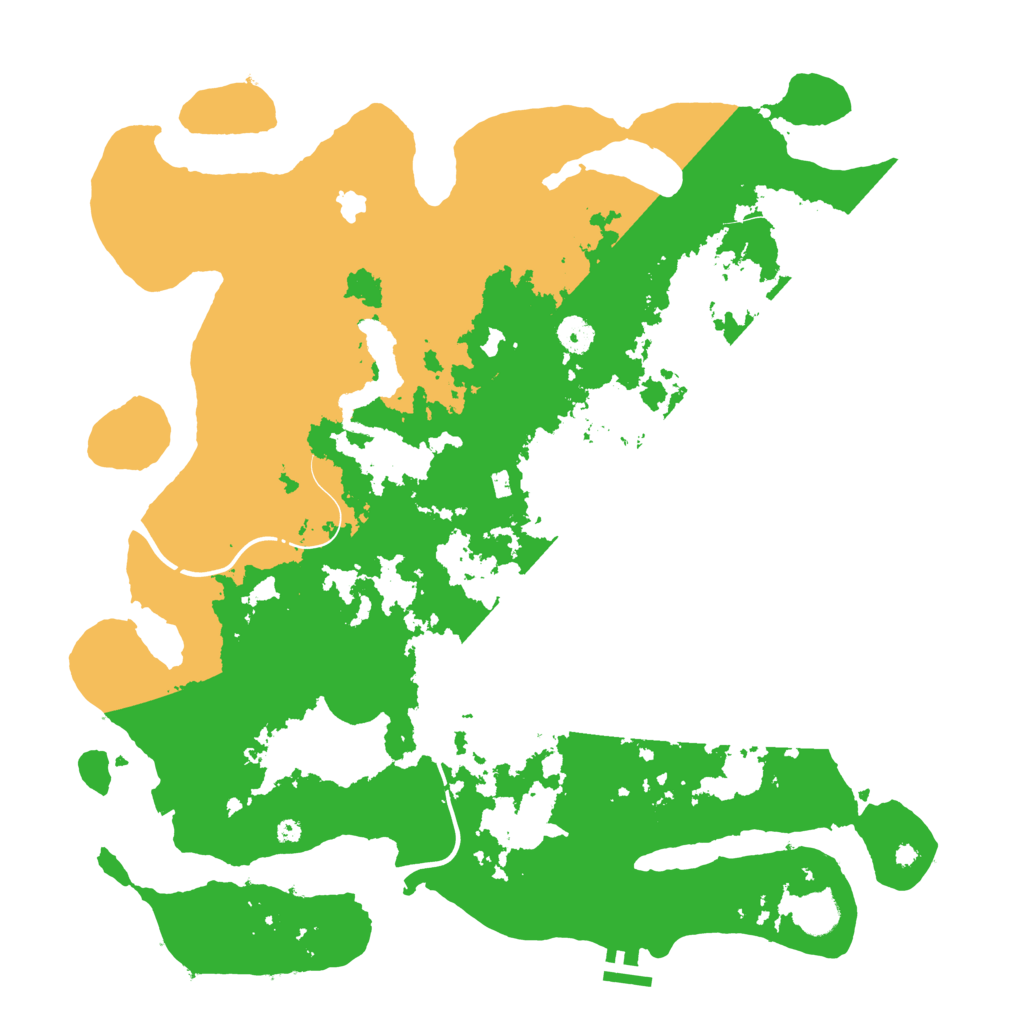 Biome Rust Map: Procedural Map, Size: 4250, Seed: 80842048