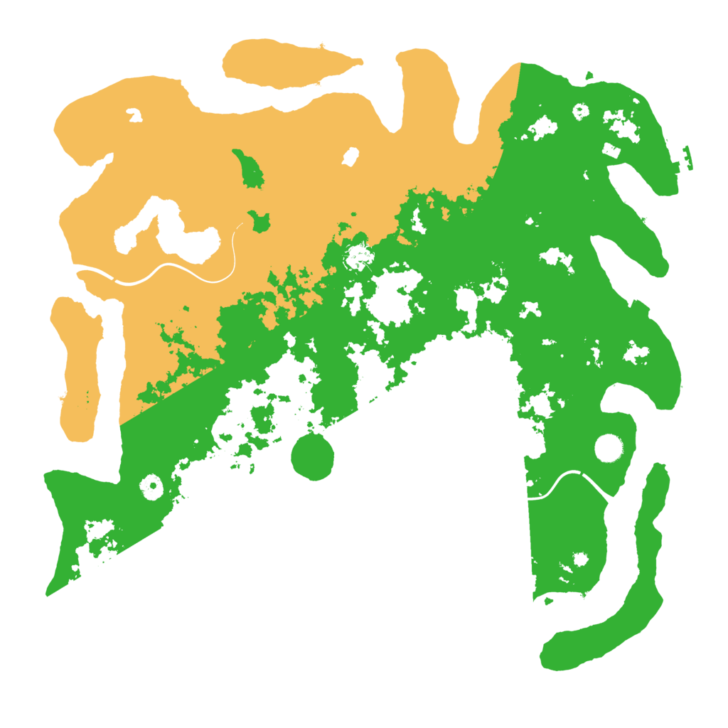 Biome Rust Map: Procedural Map, Size: 4500, Seed: 248471313