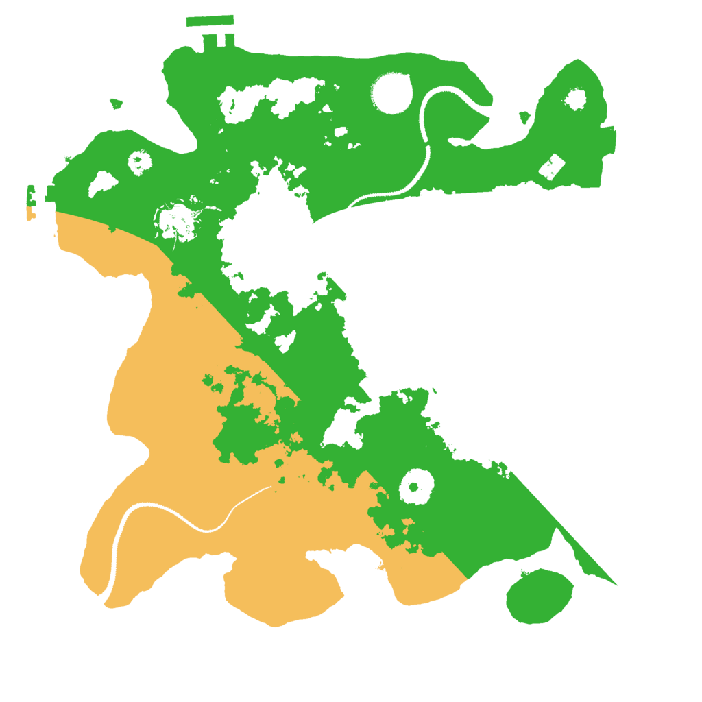 Biome Rust Map: Procedural Map, Size: 3000, Seed: 290219818