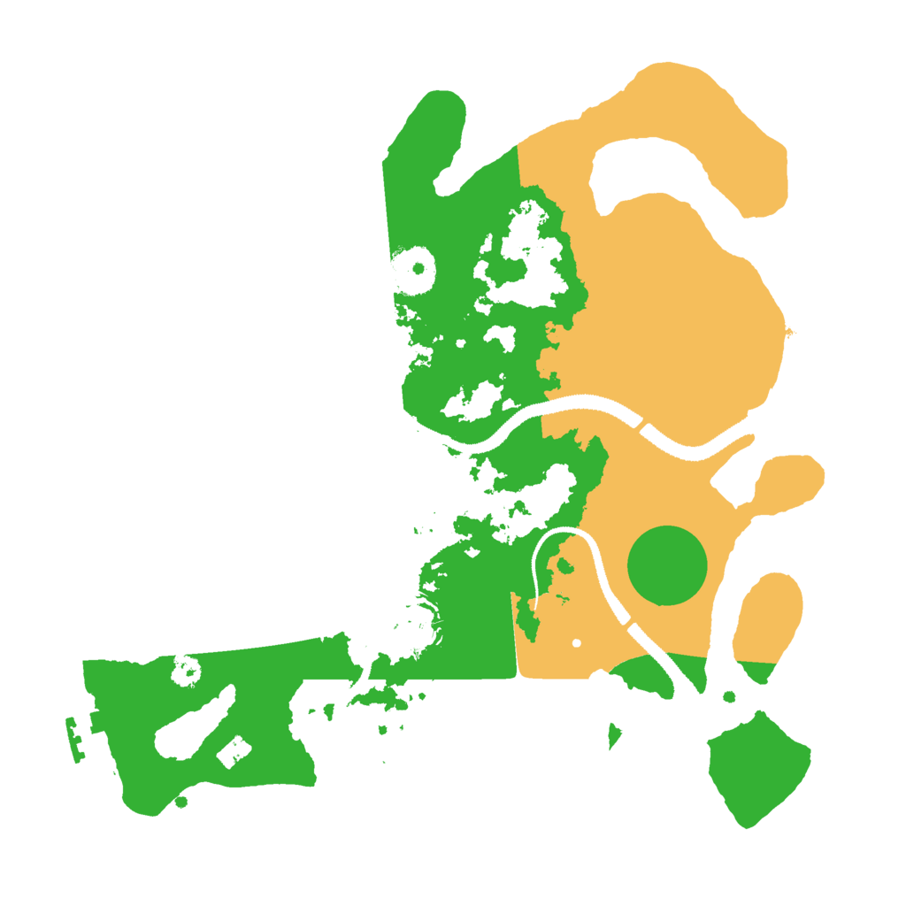 Biome Rust Map: Procedural Map, Size: 3000, Seed: 725808487