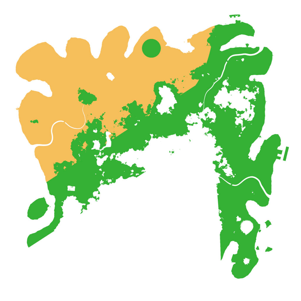 Biome Rust Map: Procedural Map, Size: 4250, Seed: 431623494