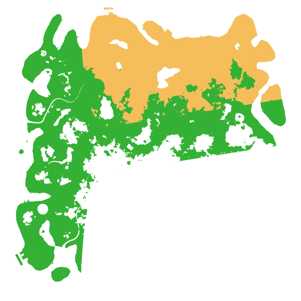 Biome Rust Map: Procedural Map, Size: 5000, Seed: 1213142069