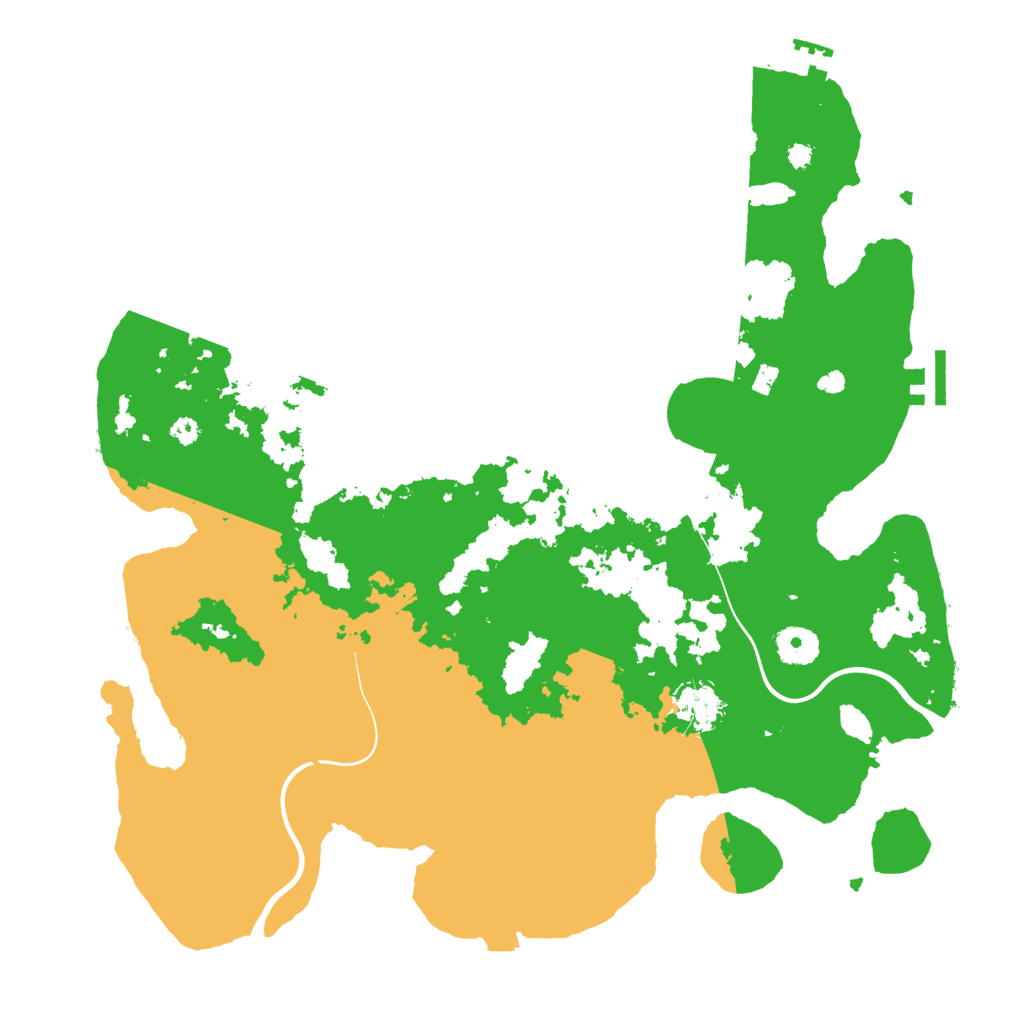 Biome Rust Map: Procedural Map, Size: 3750, Seed: 747301156