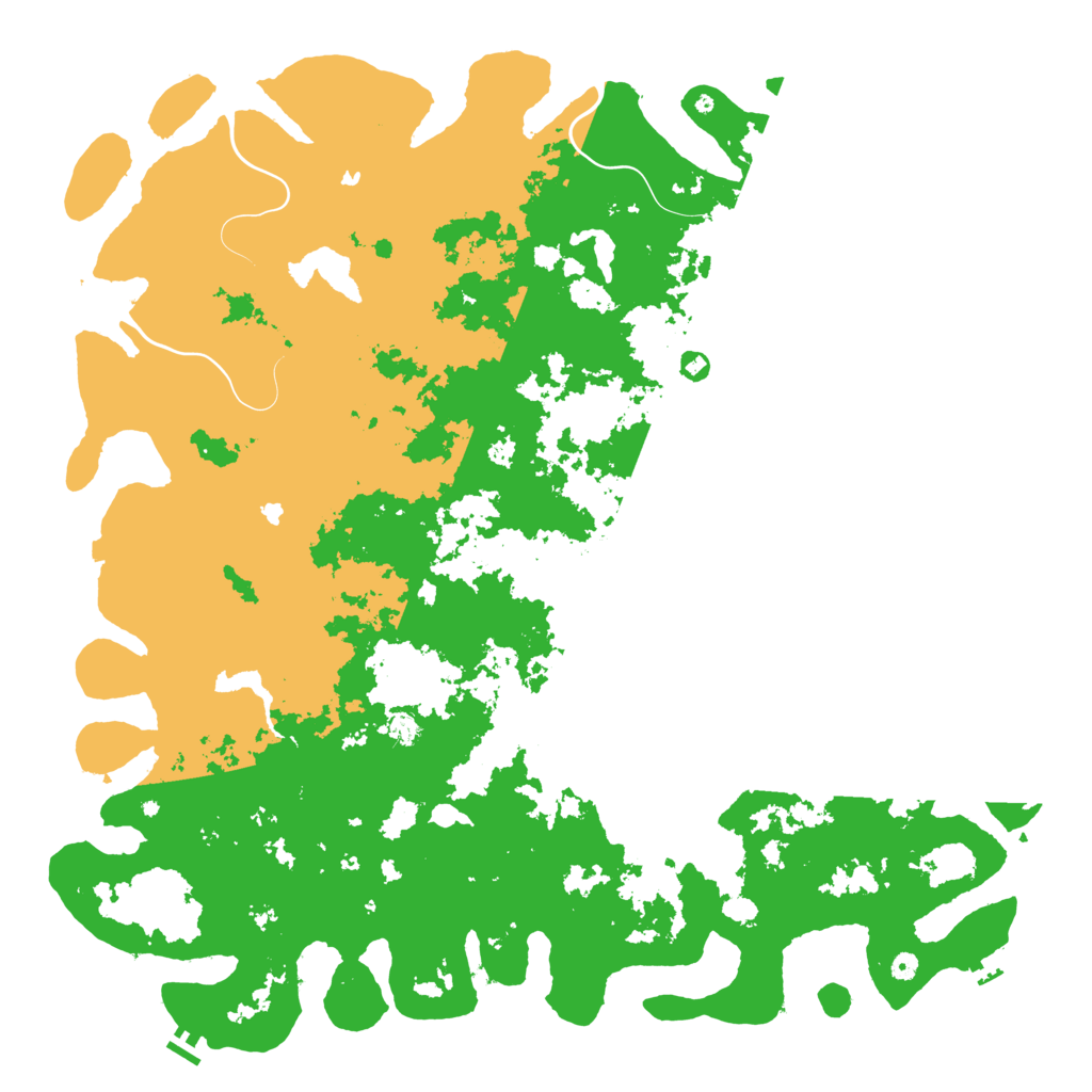 Biome Rust Map: Procedural Map, Size: 6000, Seed: 662913782