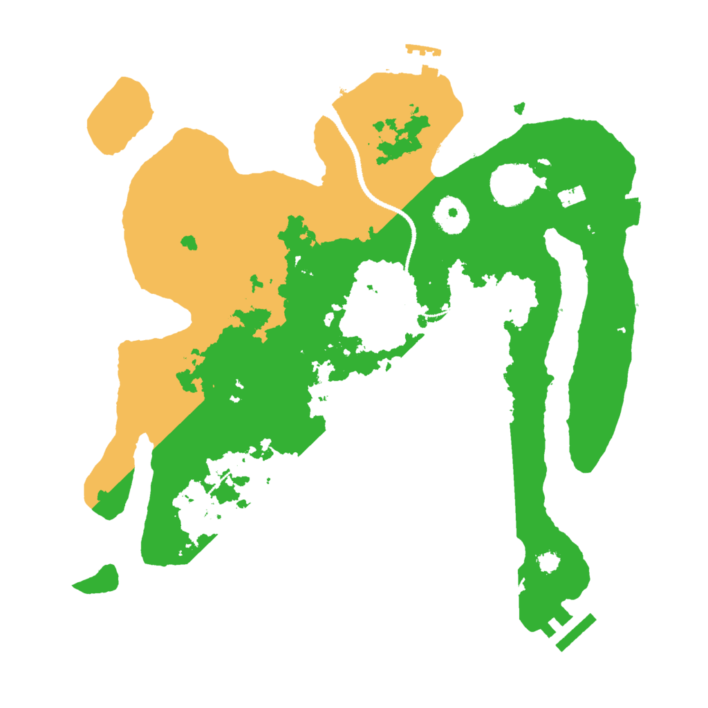 Biome Rust Map: Procedural Map, Size: 3000, Seed: 908041907