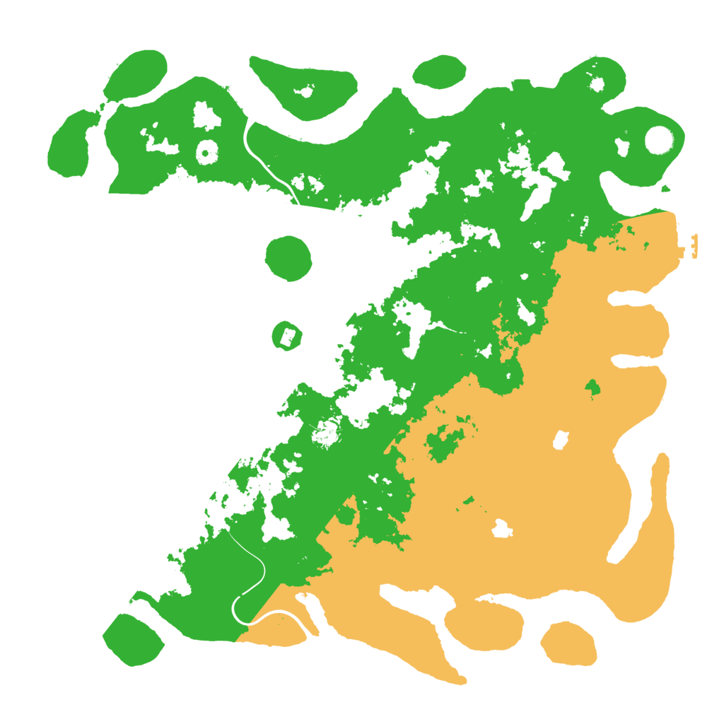 Biome Rust Map: Procedural Map, Size: 4500, Seed: 937438346