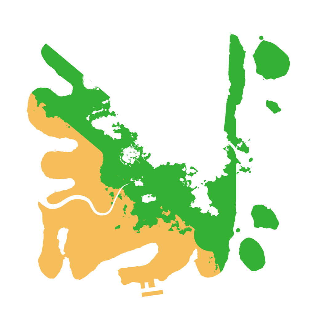 Biome Rust Map: Procedural Map, Size: 3000, Seed: 737926944