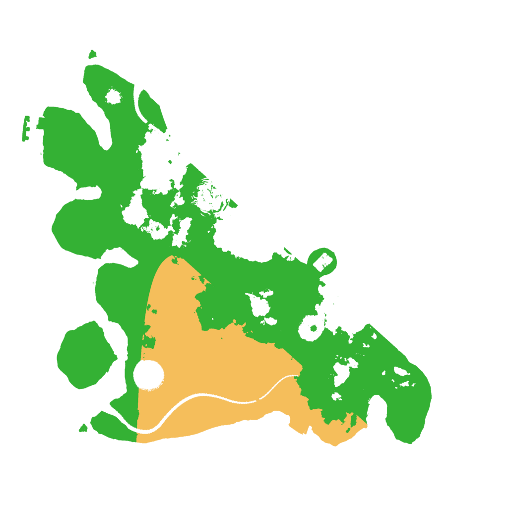 Biome Rust Map: Procedural Map, Size: 3000, Seed: 223644182