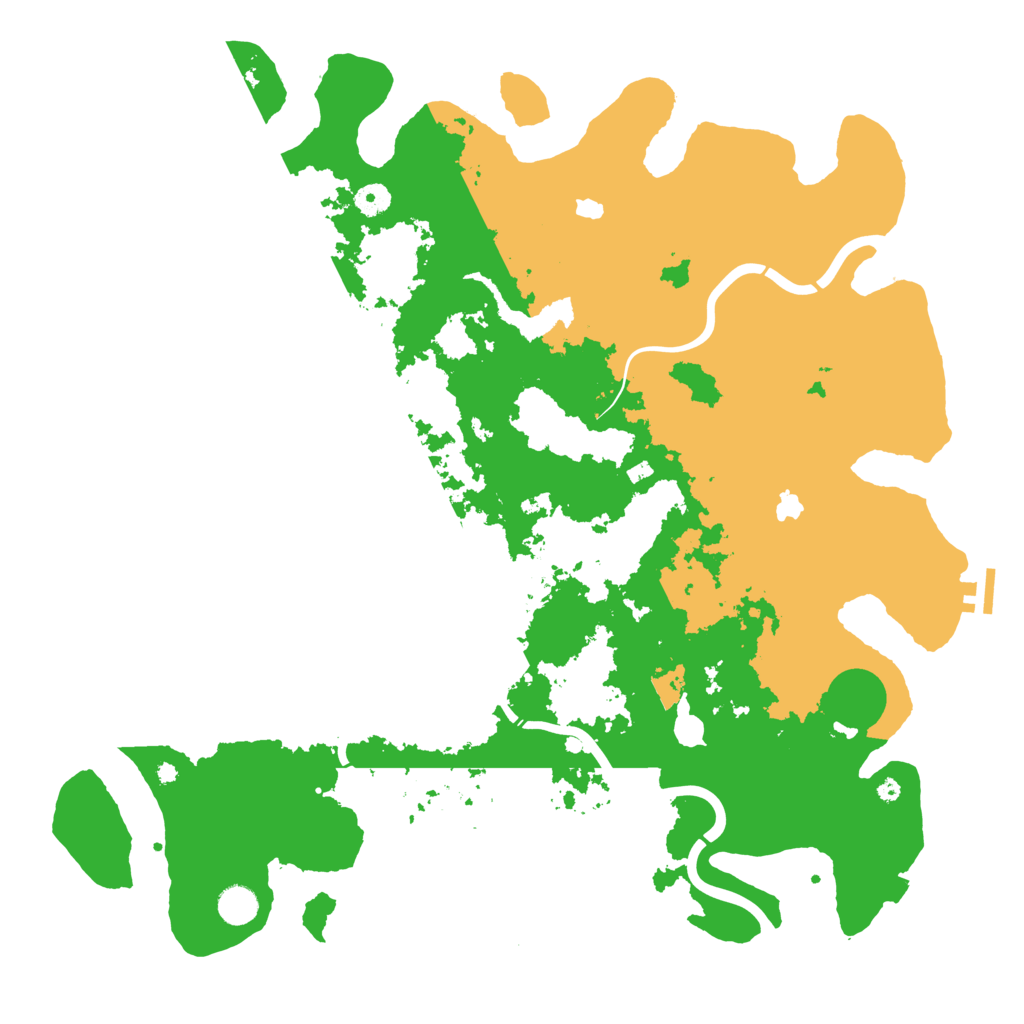 Biome Rust Map: Procedural Map, Size: 4543, Seed: 1073544