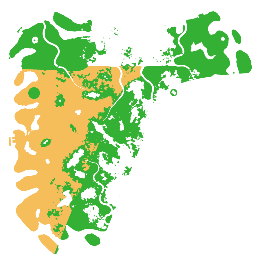 Biome Rust Map: Procedural Map, Size: 6000, Seed: 757575