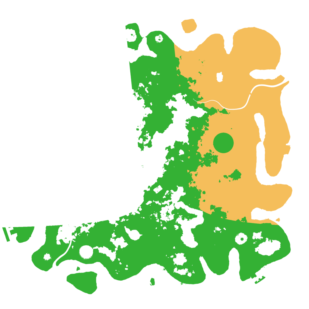 Biome Rust Map: Procedural Map, Size: 4000, Seed: 58982