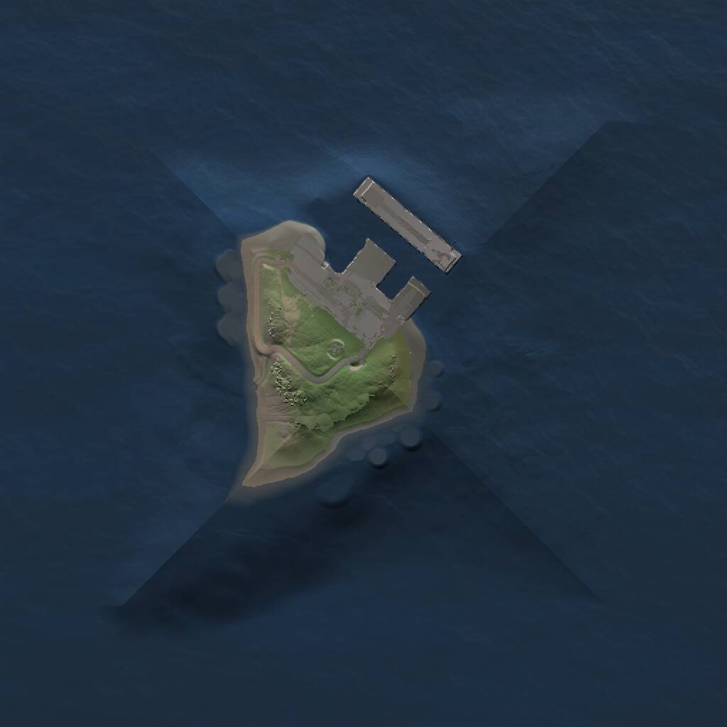 Rust Map: Procedural Map, Size: 1200, Seed: 642691909, 2 Monuments